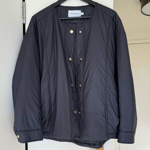 French Premium Brand Meilleur Moment. Minimalist Style Black Padded New Jacket.